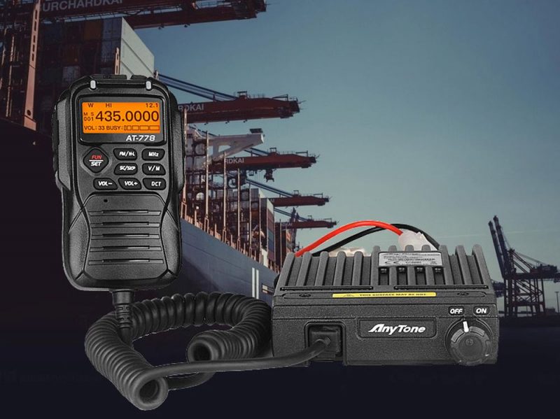 Anytone AT-778 Mobile Radio With Programming Cable - Walkie-Talkie