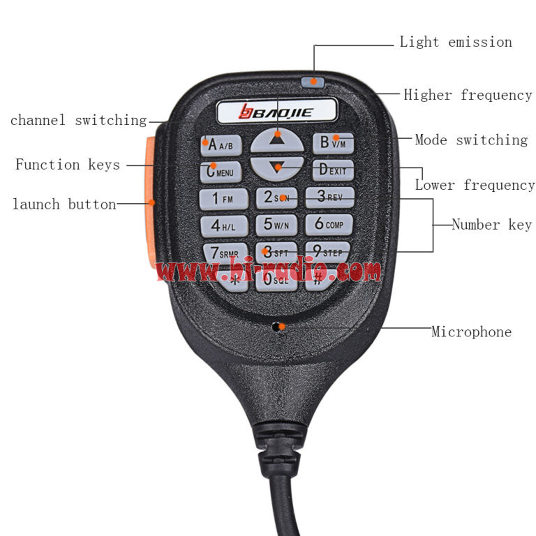 Baojie BJ-318 Dual Band Mobile Radio with Programming Cable - Walkie-Talkie