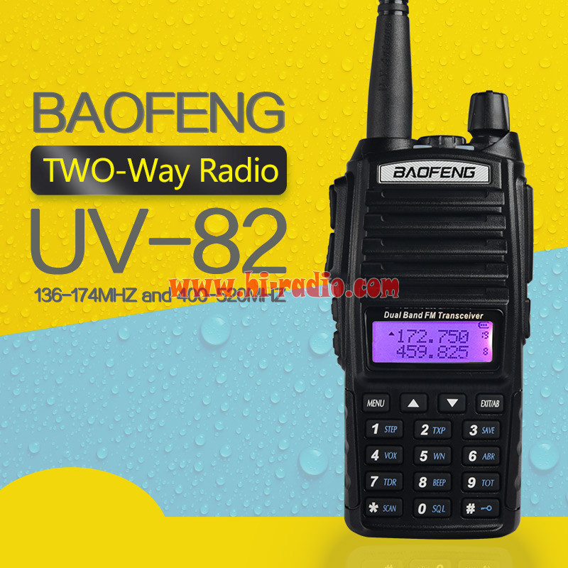 BF UV-82Ou Dual PTT Headset Mengshen® Baofeng UV-82 Walkie Talkie High-Powered Big Power Than Others Dual-Band 136-174/400-520 MHz FM Ham Radio transceptor Interphone Two Way Radio Long Range 