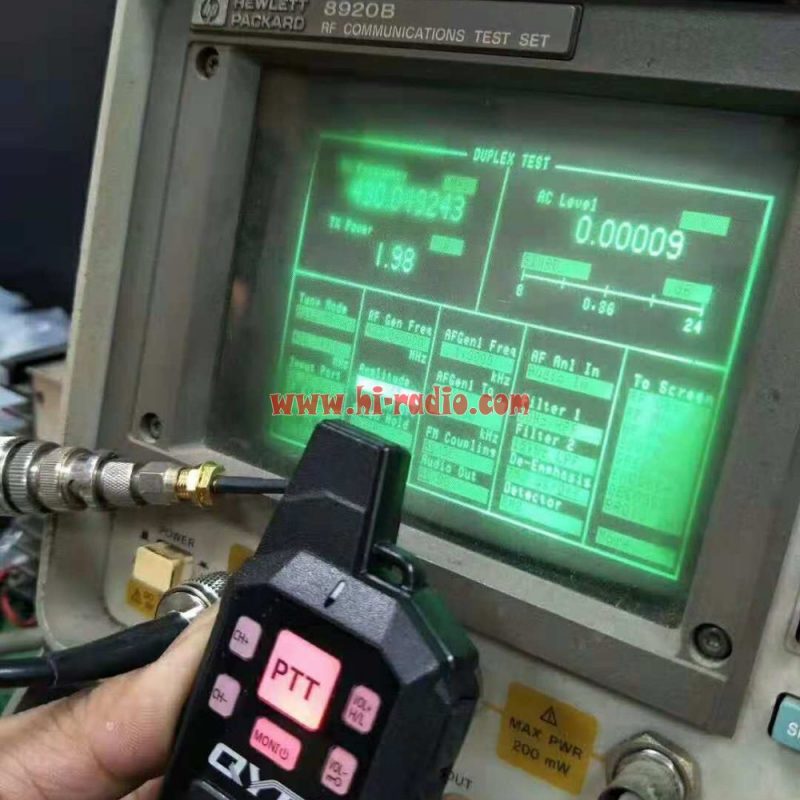 Rainproof Dual PTT UHF 400-470MHz QYT K-1 Handheld Mini Two Way Radio