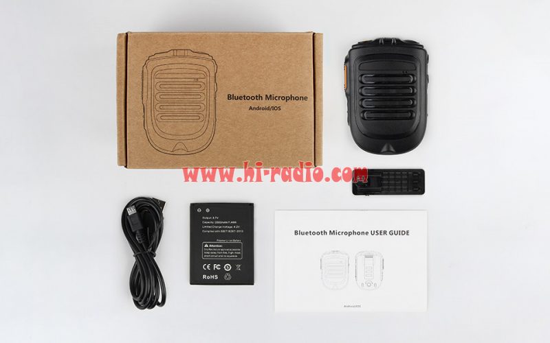 Zello PTT Walkie Talkie Apps B01 Bluetooth Speaker Microphone - Image 7