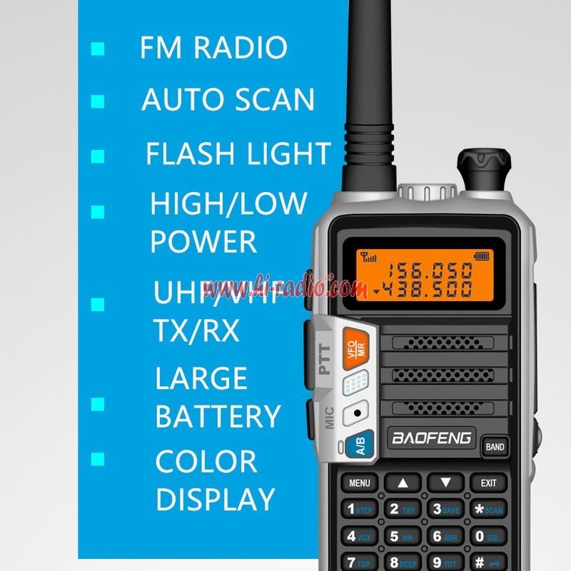 Baofeng Newest UV-860 UHF VHF Dual Band Walkie Talkie