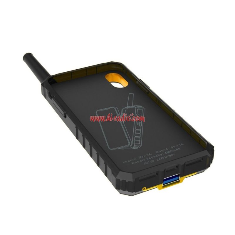 3-in-1 for iPhone Case UHF Interphone Rechargeable Extended Battery Anti-drop - Image 3