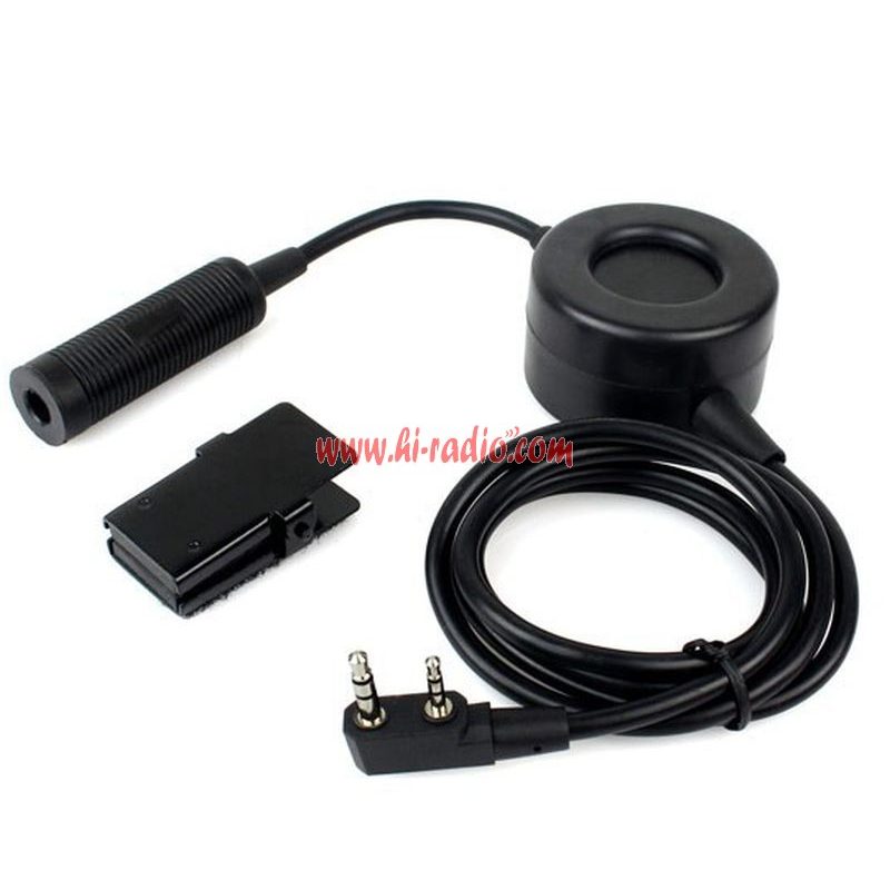 Two-way Radio Kenwood Baofeng UV-5R 888S etc Z Tactical Bowman Elite II HD01, HD02 Headset Waterproof Round PTT