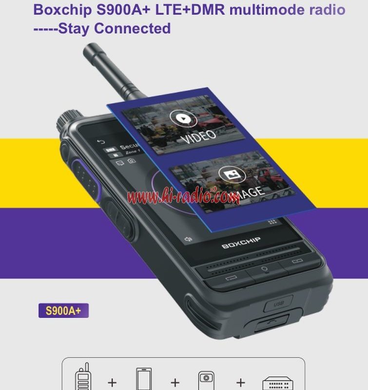 Boxchip S900A Plus 4G Smart Phone PTT DMR Walkie Talkie Gateway Body Camera