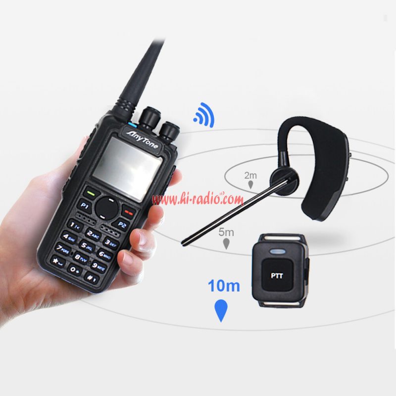 Bluetooth PTT For Anytone AT-D878UV Plus AT-D578 Pro GPS APRS DMR Anolog Walkie Talkie - Image 2