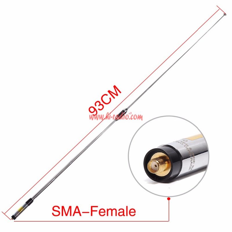 Walkie Talkie Harvest RH-770 Dual Band High Gain Telescopic SMA-female Antenna - Image 6