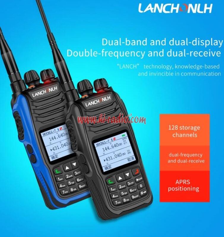 2020 HG-UV98 Dual-Band APRS Positioning Track GPS Bluetooth Two Way Radio
