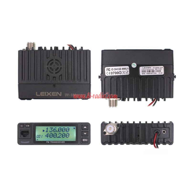 VV-898S Upgraded LEIXEN VV-998S Dual Band Ultra-compact Mobile Transceiver - Image 4