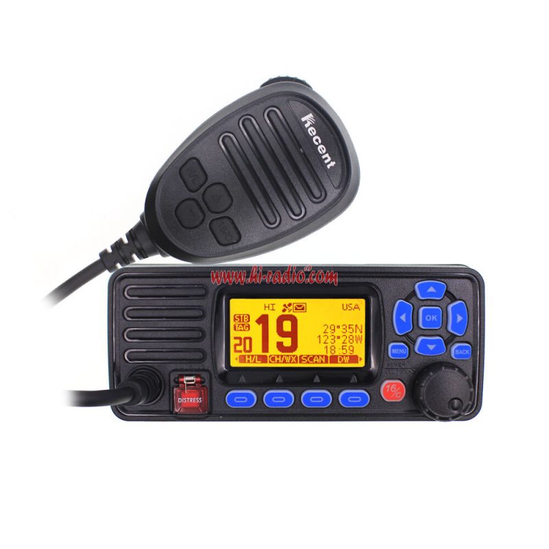 Recent RS-509MG Built-in GPS VHF IP67 Waterproof Mobile Boat Walkie talkie - Image 2