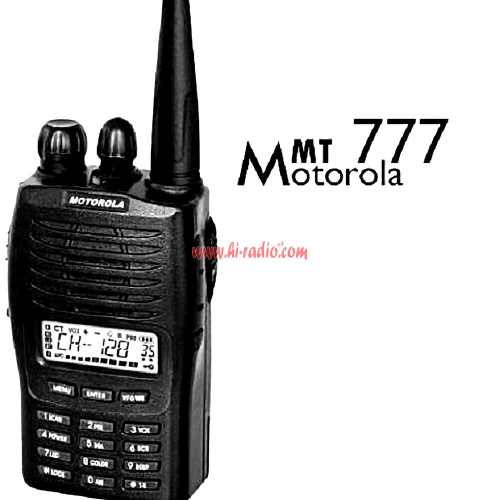 Motorola MT-777 Two Way Radio Handheld UHF VHF Walkie Talkie - Walkie-Talkie
