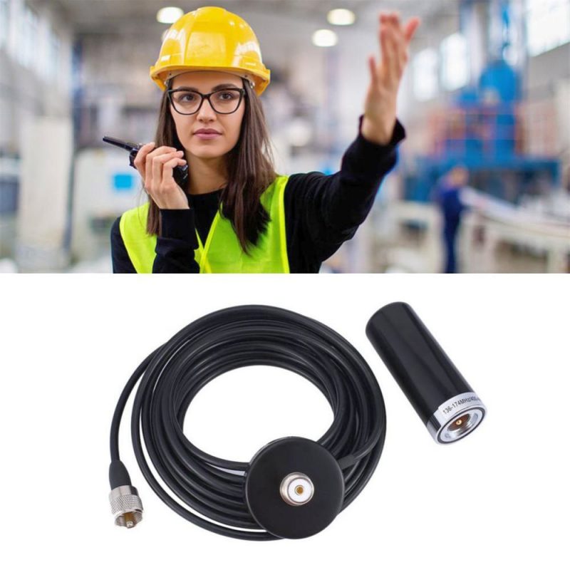 HH-N2RS Mini Dual-Band Antenna Magnetic Mount PL-259 UHF/VHF Set For Car Mobile Radio - Image 2