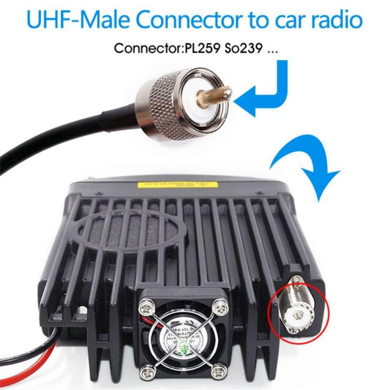 HH-N2RS Mini Dual-Band Antenna Magnetic Mount PL-259 UHF/VHF Set For Car Mobile Radio - Image 4