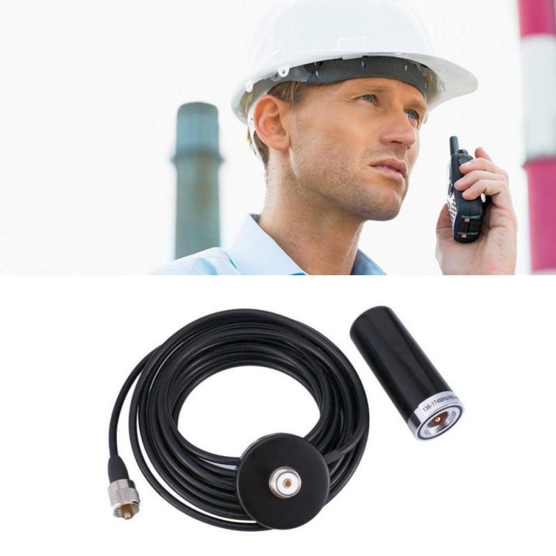 HH-N2RS Mini Dual-Band Antenna Magnetic Mount PL-259 UHF/VHF Set For Car Mobile Radio - Image 3