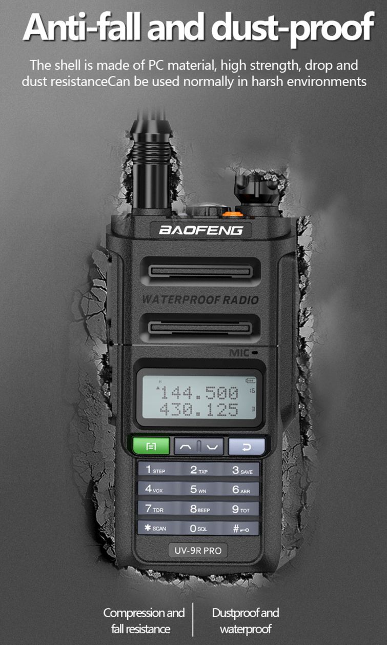 Baofeng UV-9R Pro IP 68