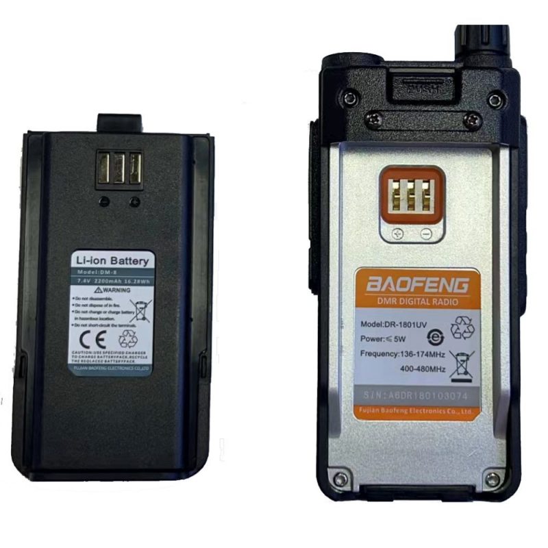 Baofeng DR-1801UV Dual Band Digital Two Way Radio DMR Walkie Talkie - Image 2