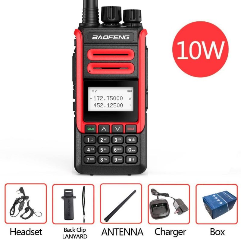 Baofeng BF-H7 Walkie Talkie Dual Band 10W Powerful Transceiver 136-174MHz 400-520MHz Hunting Two way Radio - Image 4