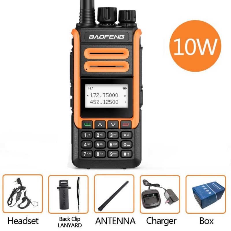 Baofeng BF-H7 Walkie Talkie Dual Band 10W Powerful Transceiver 136-174MHz 400-520MHz Hunting Two way Radio - Image 2