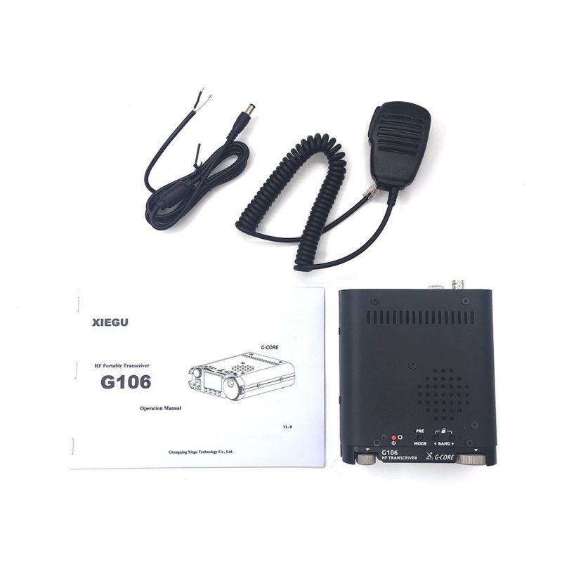 XIEGU G106 SDR HF Transceiver 3.8-29.7MHz SSB/CW/AM Three Modes WFM Broadcast Receiving 5W Mobile Amateur Radio - Image 4
