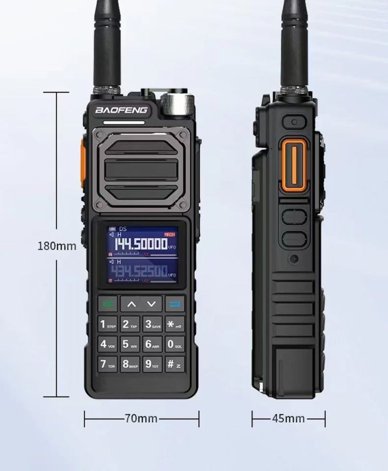 Baofeng UV-25L Walkie Talkie Long Range Military Radio Tri-Band Copy Frequency BF-UV25L Tactical Portable Type-C Outdoor Two Way Radio - Image 4