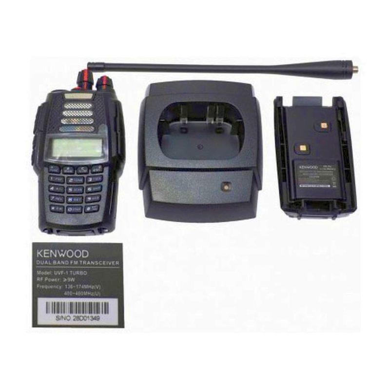 Kenwood UVF-1 Turbo Walkie Talkie Dual Band UHF VHF Two Way Radio - Image 4