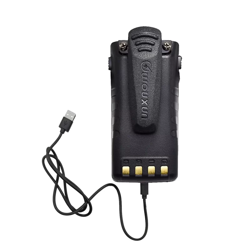 NEW Wouxun Walkie Talkie Replacement Battery with Belt Clip and Type-C Cable - Image 3