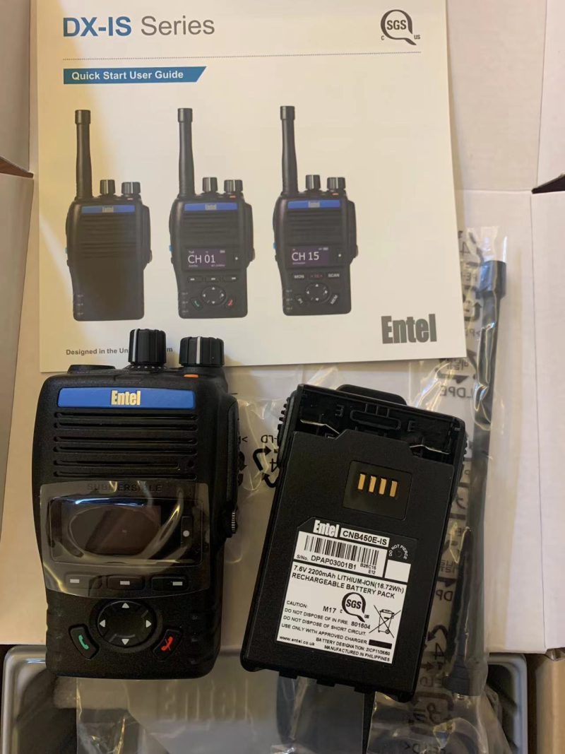 ENTEL DX585M-IS UHF 450-470MHz DMR Explosion-proof  Marine Walkie Talkie Waterproof Digital Radio  - Image 4