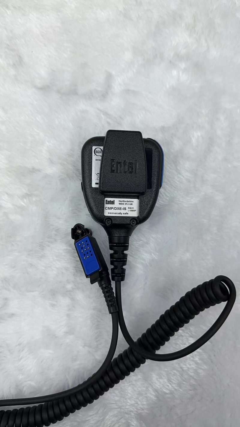 Explosion proof Speaker Mic For Entel Handheld Walkie Talkie CMP/DXE-IS DX544. DX585 Portable Radio PTT Microphone - Image 2