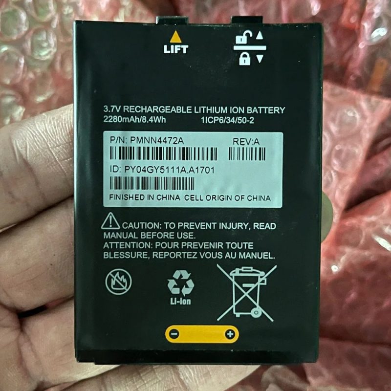 Original 2280mAh LEX C10 walkie-talkie Rechargeable battery for Motorola LEXC10 PMNN4472A PA33GAB013A Z9867 3.7V thin batteria - Image 4