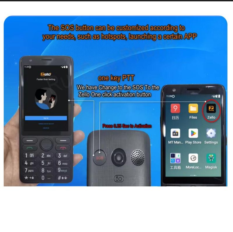 3.54"inch Zello Wifi GPS Touchscreen Hotspot Android Phone 5G Smartphone 3GB+32GB 5MP 3000mAh flashlight Dual SIM Google play - Image 6