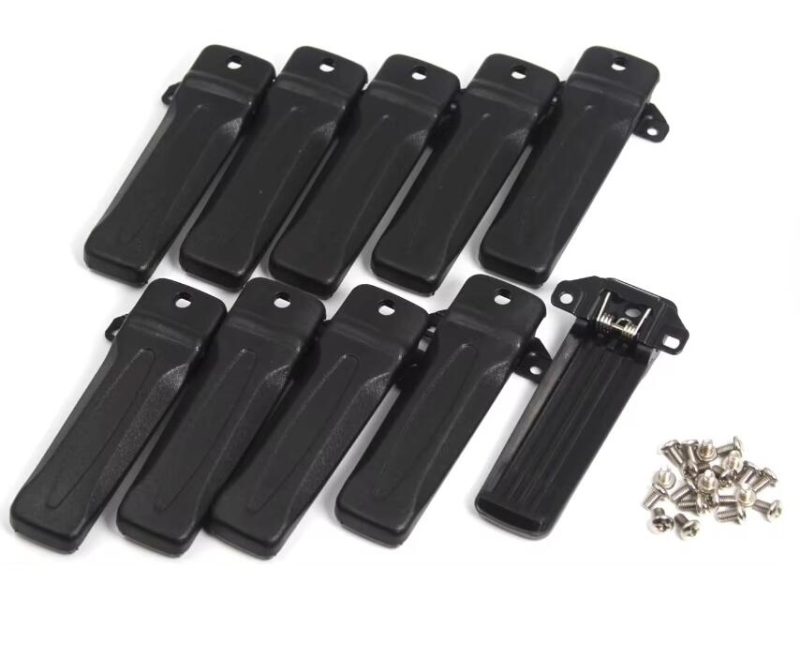 10pc KBH-10 Belt Clip for KENWOOD TK-3206 TK-2206 TH-D7 TH-F6 TH-F7 TK-2207 TK-2307 TK-2212 TK-3402 TK-2406 TK-3301 Radio