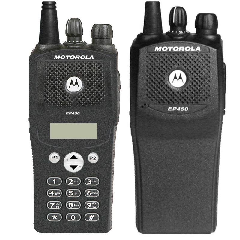 Top Quality Motorola EP450S None/Full Keypads UHF VHF Walkie Talkie