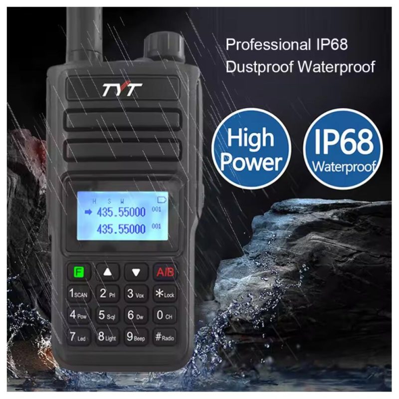 TYT TH-UV98PLUS Dual Band High Power 10W  136-174MHz/400-480MHz Two Way Radio One-key Frequency Copy Walkie Talkie
