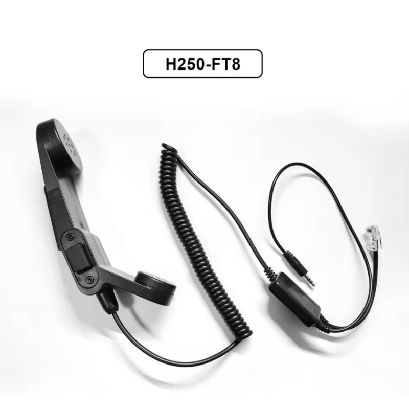 Handheld H250 Emergency Communication Microphone for YAESU FT-817 FT-818 FT-857 FT-897 Transceiver Radio Moving Coil Mic