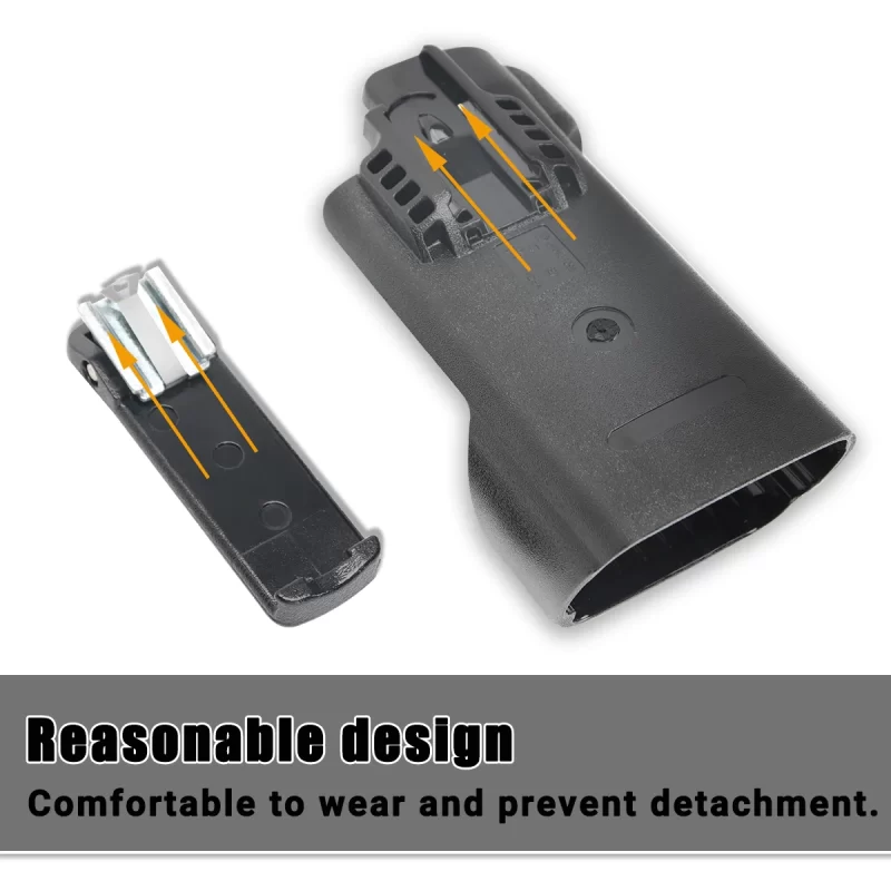 Walkie Talkie Clip Holster Carry Case Fit Motorola APX6000 APX8000 PMLN5709 PMLN5709A Holder Case Belt Clip Ham Two Way Radio - Image 3