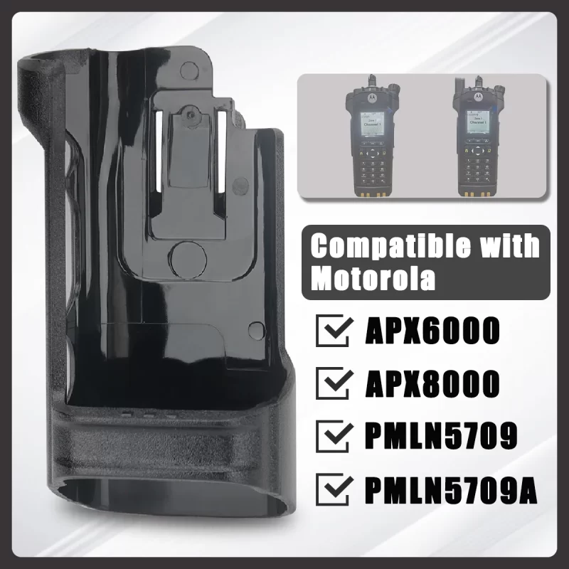 Walkie Talkie Clip Holster Carry Case Fit Motorola APX6000 APX8000 PMLN5709 PMLN5709A Holder Case Belt Clip Ham Two Way Radio - Image 2