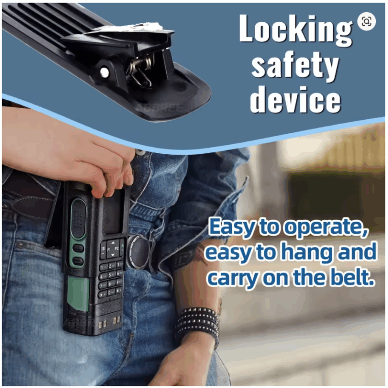 Baofeng UV-32 Walkie Talkie Belt Clip Carry Holster Case For UV32 DM-32 DM32 Two Way Ham Radio Accessories For Outdoor - Image 4
