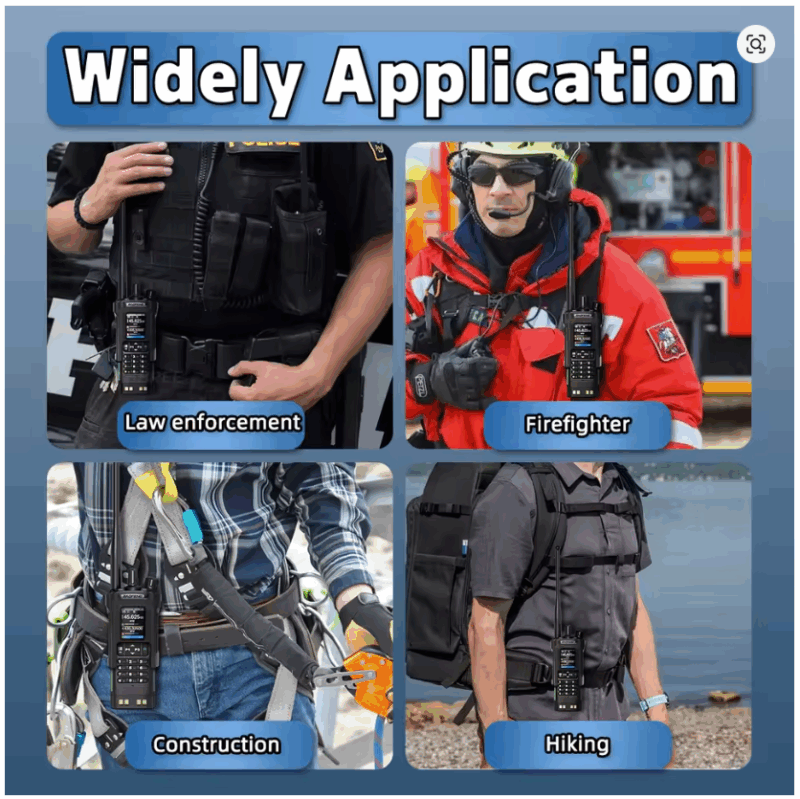Baofeng UV-32 Walkie Talkie Belt Clip Carry Holster Case For UV32 DM-32 DM32 Two Way Ham Radio Accessories For Outdoor - Image 5