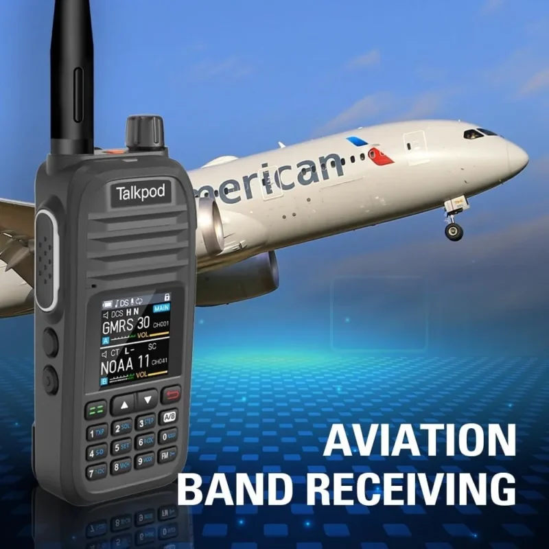 Talkpod A36SE UHF VHF FM Airband Multi Band Radio Multi-Band Portable Transceiver Long Range HAM Walkie Talkie - Image 4