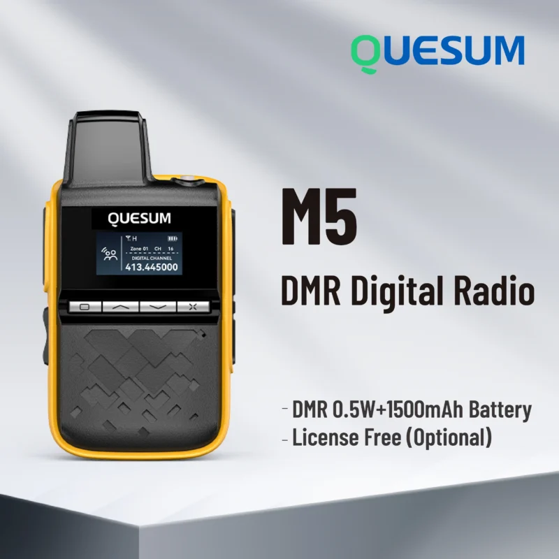 QUANSHENG M5 DMR MiNi Digital Radio License free Walkie Talkie