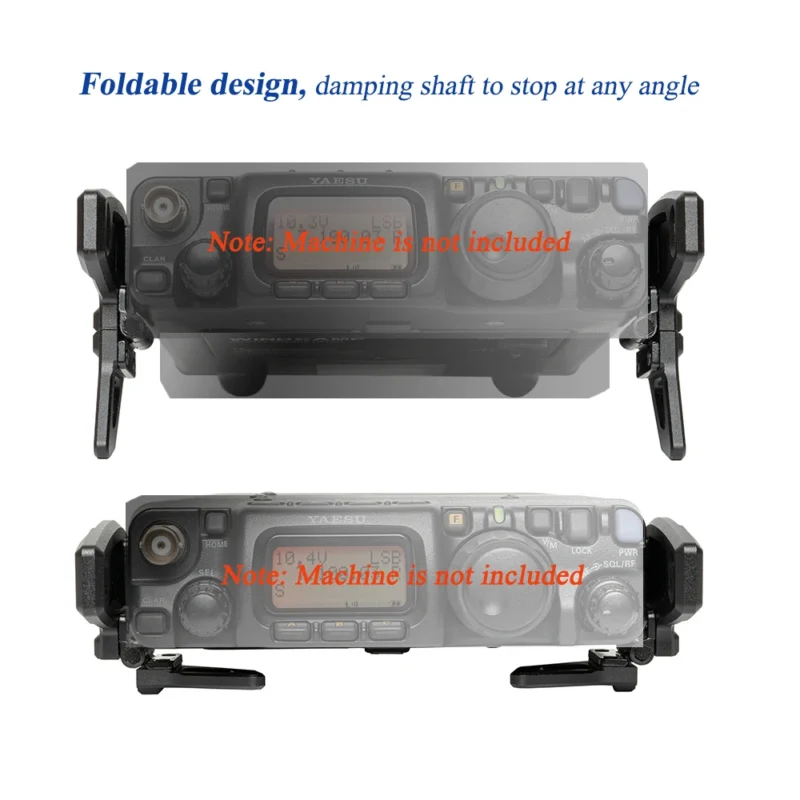 Aluminum Alloy Foot bracket Pterosaurs Stand for YAESU FT-818ND 817ND FT-817 FT-818 HF Ham Radio - Image 2