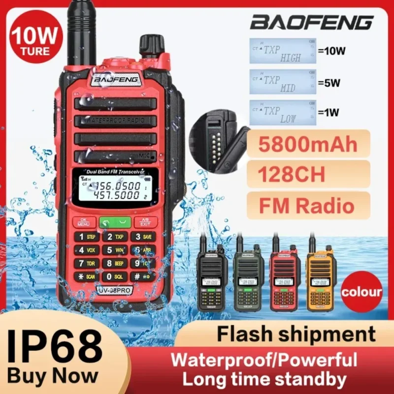 Baofeng UV-98 Pro Walkie Talkie Wireless Set Communication Long Range Two-way Radio Transceiver Hunting Camping - Image 2