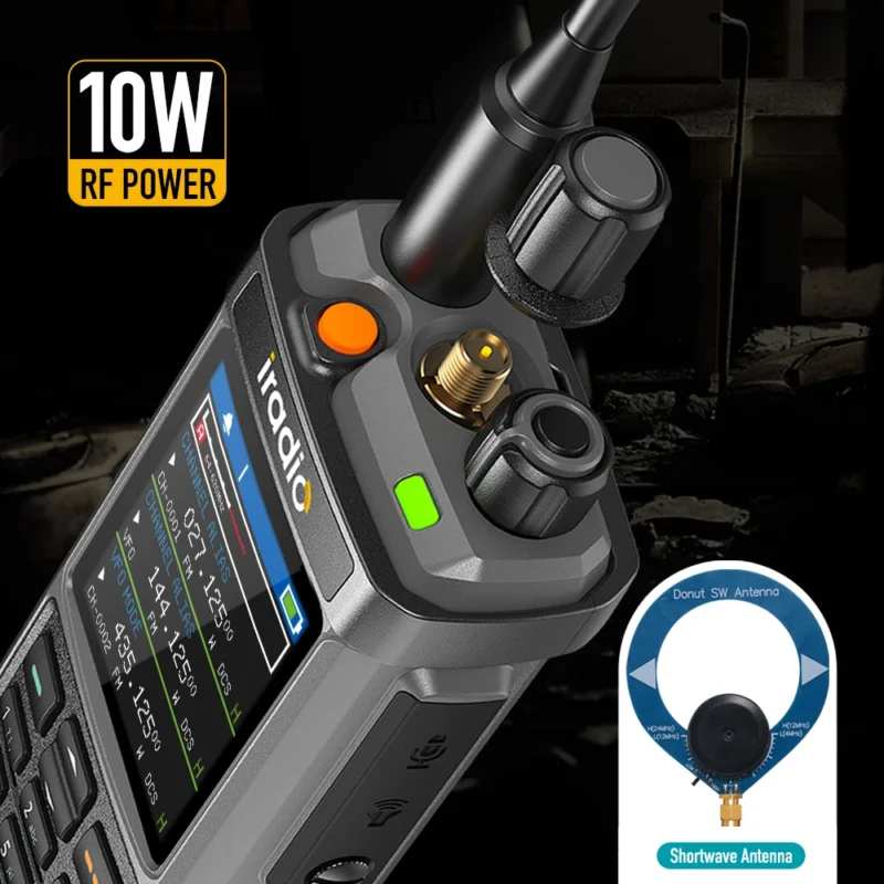 Iradio UV-98 Plus With GPS Walkie Talkie 10W High Power Cross Band Repeater USB LSB CW CB SW MW LW SSB HF Multi Band Ham Radio - Image 5