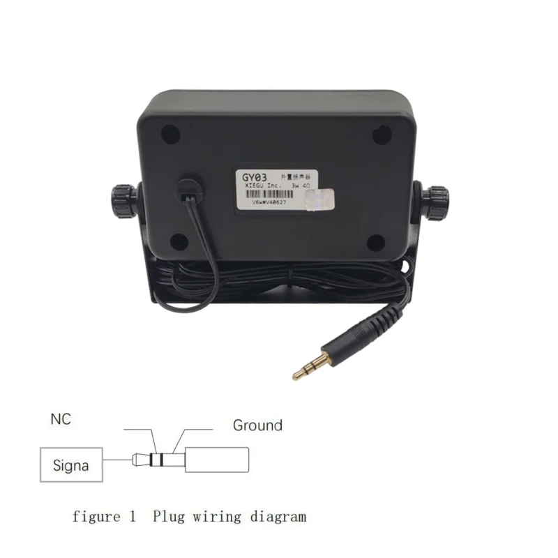3.5mm XIEGU GY03 External Speaker For XIEGU X6100 G1M Walkie Talkie HF Radio TYT TH-9800 QYT KT-8900 - Image 4