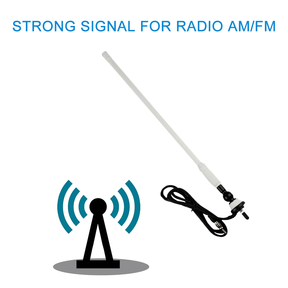 Marine Boat Radio Antenna Car Waterproof Rubber Duck Dipole Flexible Marine FM AM Modulators For ATV UTV RV Car Yacht Tractor - Image 5
